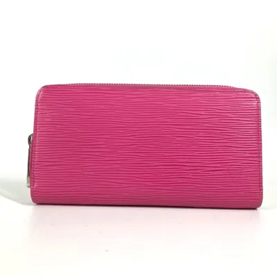Pre-owned Louis Vuitton Epi Pink Epi Leather Long Wallet (bi-fold) ()