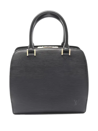 Pre-owned Louis Vuitton Épi Pont Neuf Tote Bag In Black