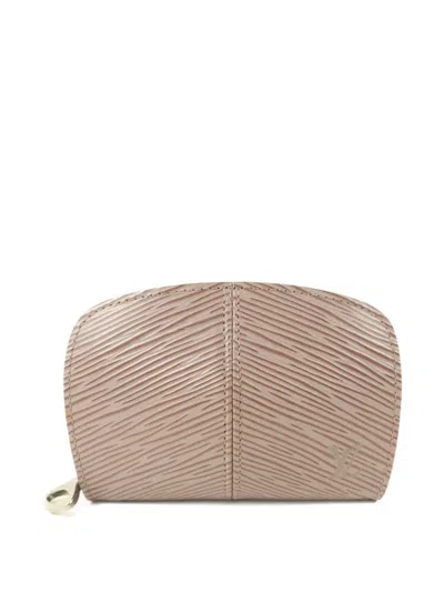 Pre-owned Louis Vuitton Epi Porte Monnaie Z Coin Case In Pink