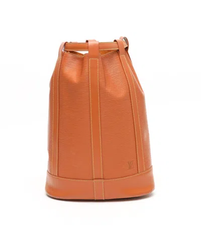 Pre-owned Louis Vuitton Epi Randonné Pm Bag In Brown