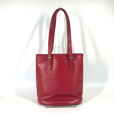 Pre-owned Louis Vuitton Epi Red Color Epi Leather Shoulder Bag Tote Bag ()