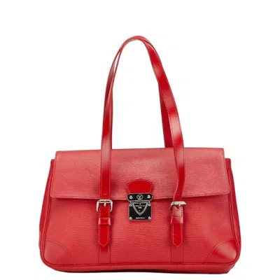 Pre-owned Louis Vuitton Epi Red Color Tote Bag ()