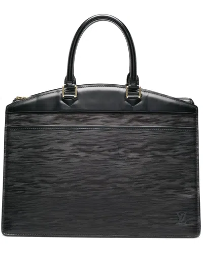 Pre-owned Louis Vuitton  Epi Riviera Nera Handbag In Black