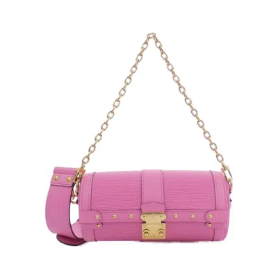Pre-owned Louis Vuitton Epi Rose Leather Shoulder Bag () In Pink