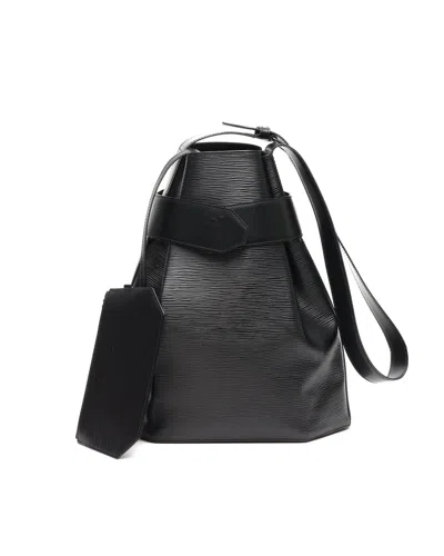 Louis Vuitton Epi Sac D'epaule Gm Bag In Black