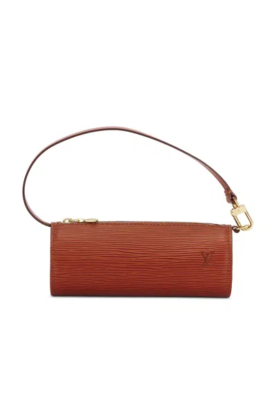 Pre-owned Louis Vuitton Epi Soufflot Trousse Ronde Pouch