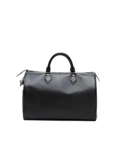 Louis Vuitton Epi Speedy 30 Bag In Black