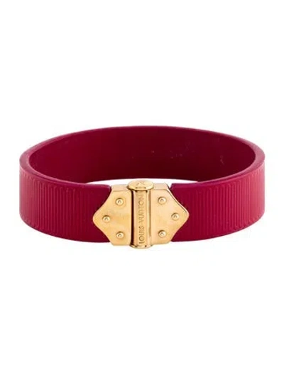Pre-owned Louis Vuitton Epi Spirit Bracelet, 6.75" In Multicolor
