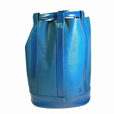 Pre-owned Louis Vuitton Epi Toledo Blue Epi Leather Shoulder Bag ()