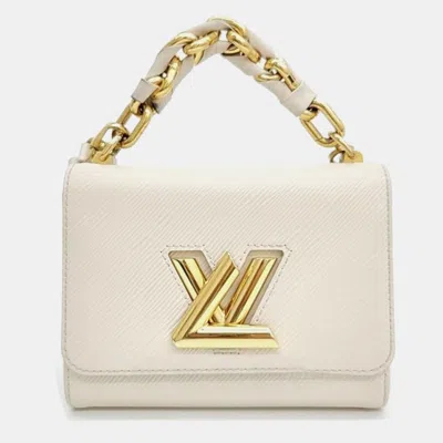 Pre-owned Louis Vuitton Epi Twist Pm Bag In Cream
