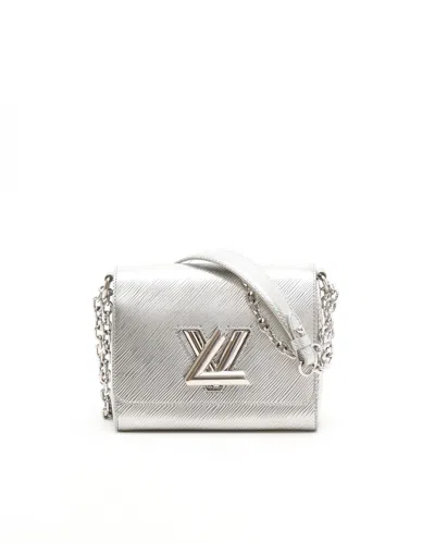 Louis Vuitton Epi Twist Pm Bag In Silver
