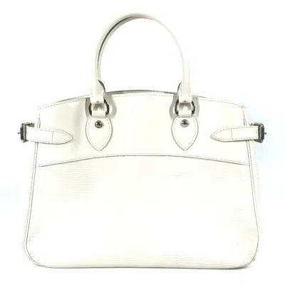 Pre-owned Louis Vuitton Epi White Epi Leather Handbag Tote Bag ()