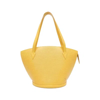 Pre-owned Louis Vuitton Epi Yellow Leather Shoulder Bag ()