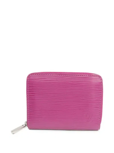 Pre-owned Louis Vuitton Épi-leather Wallet In Pink