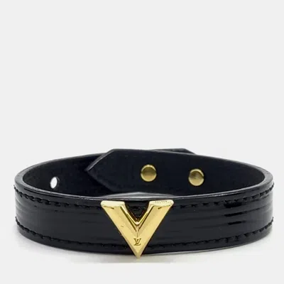 Pre-owned Louis Vuitton Essential V Bracelet In Black
