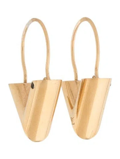 Pre-owned Louis Vuitton Essential V Hoop Earrings In Multicolor