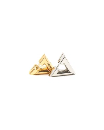 Pre-owned Louis Vuitton Essential V Hoop Earrings In Multicolour