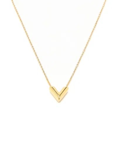Louis Vuitton Essential V Necklace In Gold