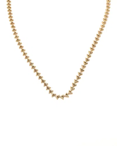 Louis Vuitton Essential V Necklace In Gold
