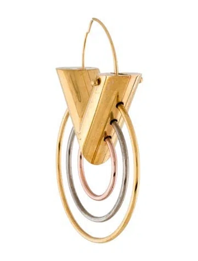 Pre-owned Louis Vuitton Essential V Single Earring In Multi