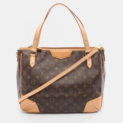 Pre-owned Louis Vuitton Estrella Mm Shoulder Tote Bag Monogram Canvas Brown