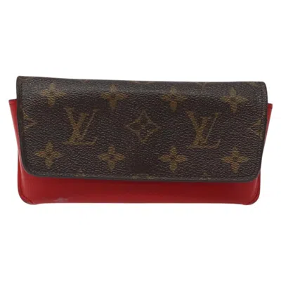 Pre-owned Louis Vuitton Etui À Lunettes Brown Canvas Wallet  ()