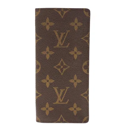 Pre-owned Louis Vuitton Etui À Lunettes Brown Canvas Wallet  ()