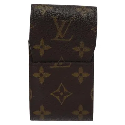 Pre-owned Louis Vuitton Etuit À Cigarettes Brown Canvas Wallet  ()