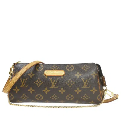 Pre-owned Louis Vuitton Eva Brown Canvas Shoulder Bag ()