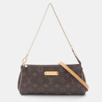 Pre-owned Louis Vuitton Eva Brown Monogram Canvas 2way Shoulder Bag