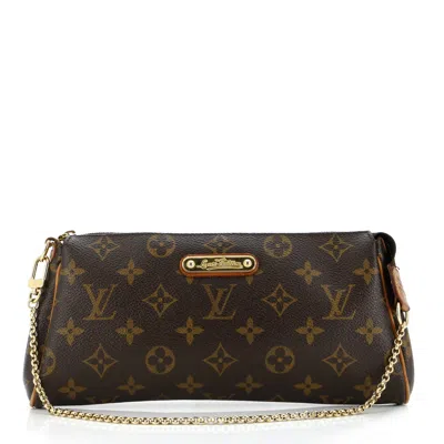 Pre-owned Louis Vuitton Eva Handbag Monogram Canvas In Brown