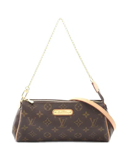 Pre-owned Louis Vuitton Eva Monogram Chain Shoulder Bag In Brown