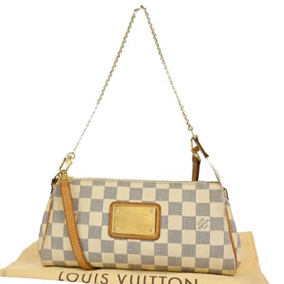 Pre-owned Louis Vuitton Eva White Calfskin Shoulder Bag ()