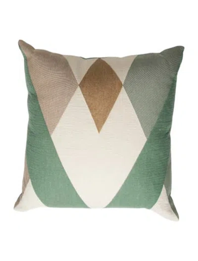 Pre-owned Louis Vuitton Everest Throw Pillow In Green