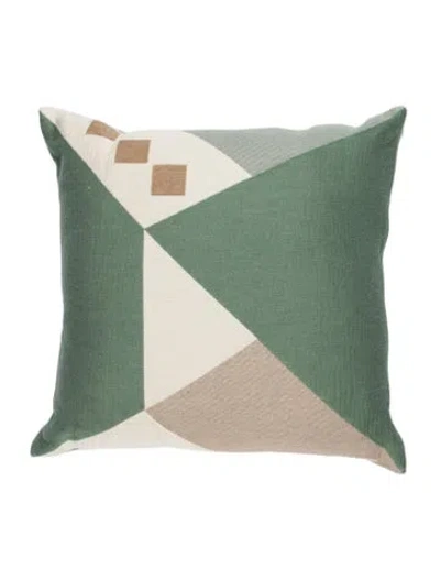 Pre-owned Louis Vuitton Everest Throw Pillow In Green