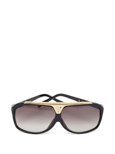 Pre-owned Louis Vuitton Evidence Sunglasses In Black