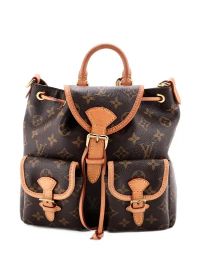Pre-owned Louis Vuitton Excursion Monogram Canvas Pm Backpack In Brown