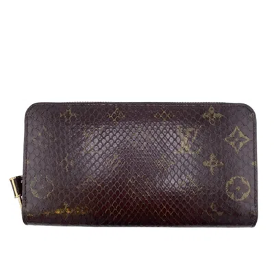Pre-owned Louis Vuitton Exotic Brown Monogram Monogram Long Wallet (bi-fold) ()