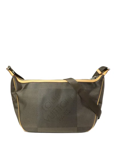 Pre-owned Louis Vuitton Explorateur Damier Shoulder Bag In Brown