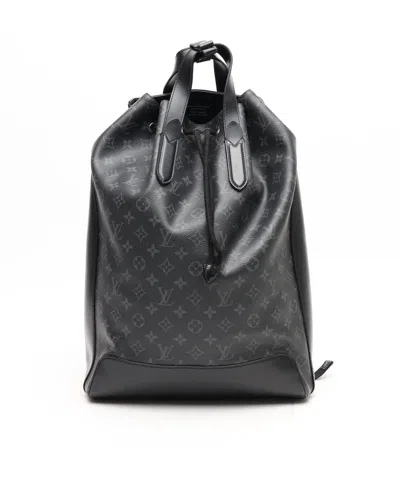 Pre-owned Louis Vuitton Explorer Monogram Eclipse Backpack