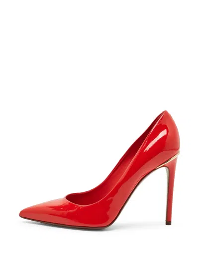 Pre-owned Louis Vuitton Eyeline Patent Leather Pumps In Red