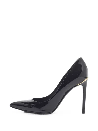 Pre-owned Louis Vuitton Eyeline Pointed-toe Pumps In Black