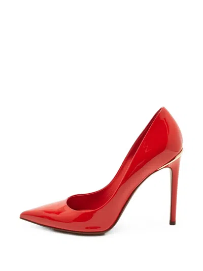Pre-owned Louis Vuitton Eyeline Pointed-toe Pumps In Red