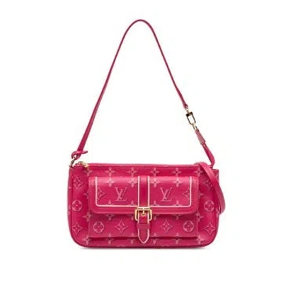Pre-owned Louis Vuitton Fall For You Monogram Maxi Multi Pochette Accessoires In Pink