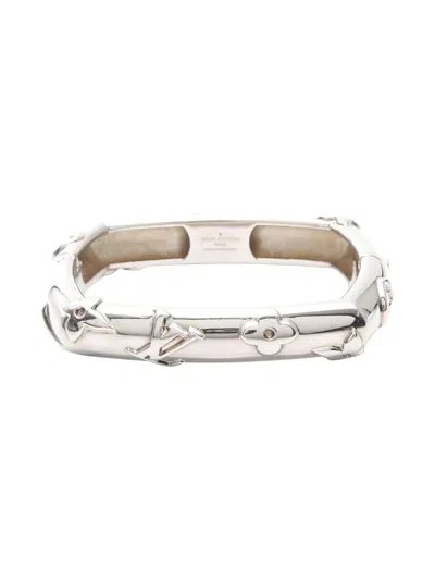 Pre-owned Louis Vuitton Family Bangle Bracelet In Silver