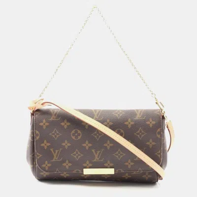Pre-owned Louis Vuitton Favorite Mm Monogram In Brown