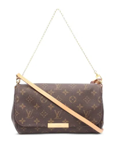 Pre-owned Louis Vuitton Favorite Mm Monogram Shoulder Bag In Brown