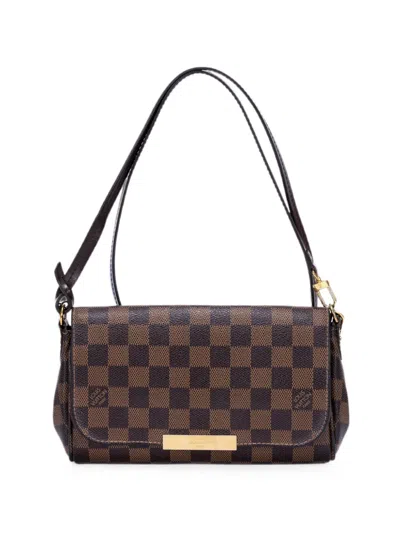 Louis Vuitton Favorite Pm Damier Ebène Shoulder Bag In Brown