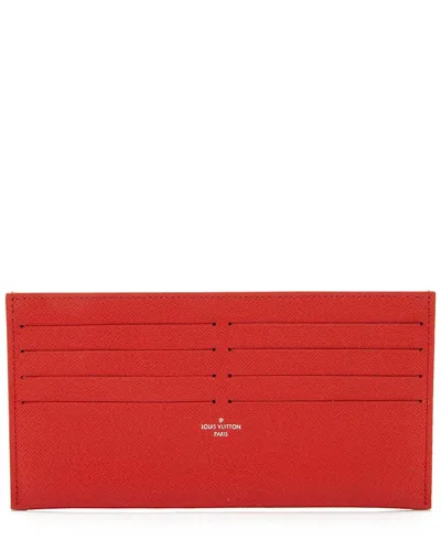 Pre-owned Louis Vuitton Felicie Insert Leather Wallet