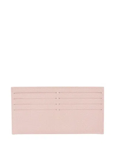 Pre-owned Louis Vuitton Felicie Leather Card Holder In Pink